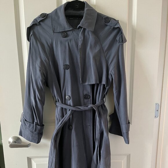 Zara Jackets & Blazers - Zara Navy Trench Coat